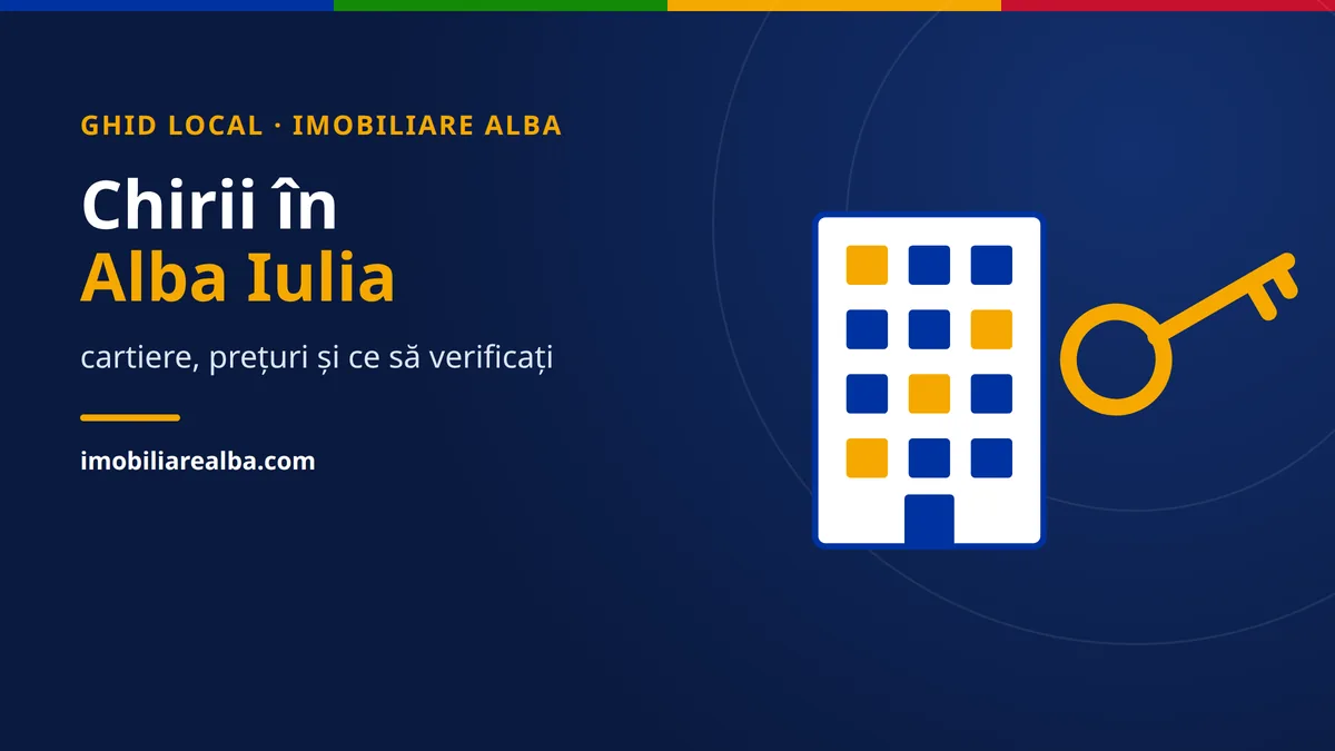 Chirii în Alba Iulia: cartiere, prețuri și ce să verificați