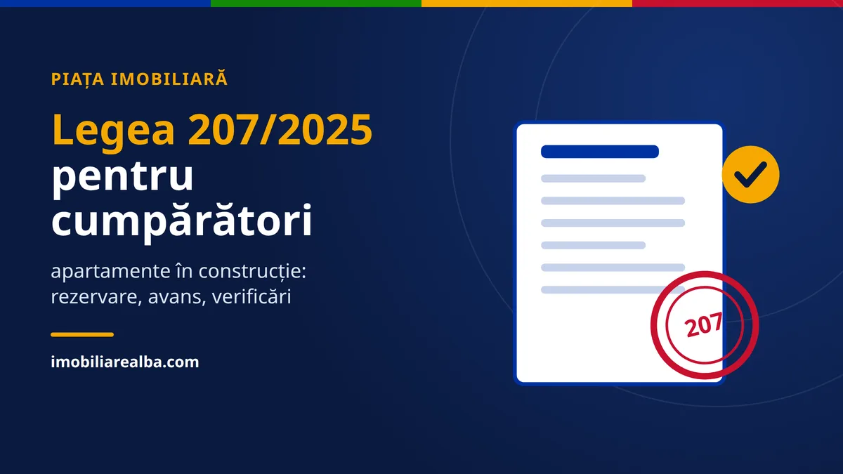 Legea 207/2025: ce verificați când cumpărați un apartament în construcție