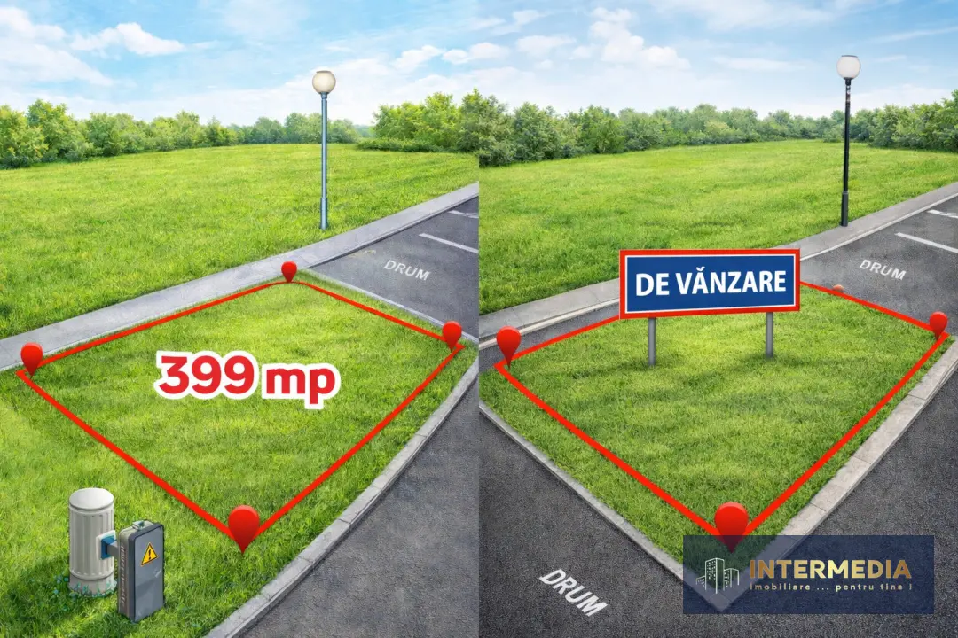 TEREN Intravilan 339 mp Casa PUZ Aprobat toate utilitatiile inclusiv Canalizare, fotografia 1