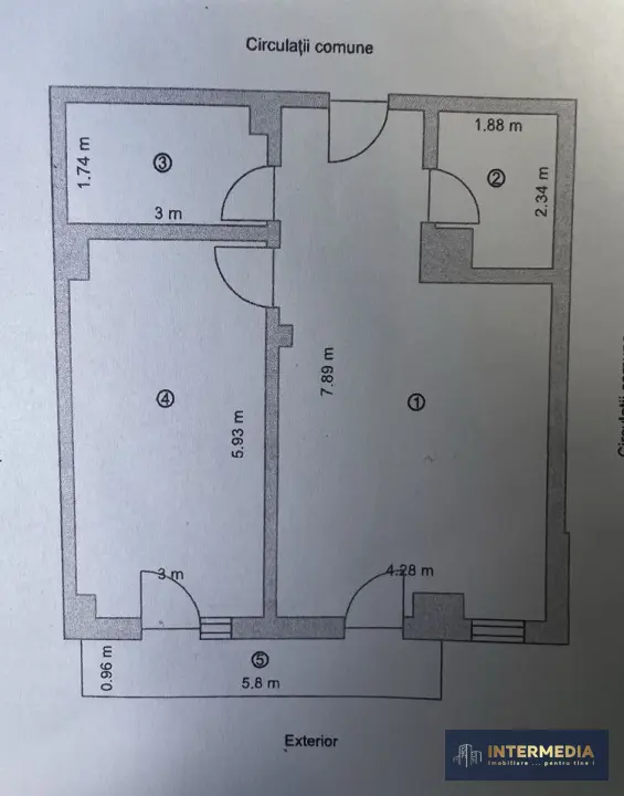 Apartament cu 2 camere, bloc nou, etaj 2, 54 mp utili, în Alba Iulia, zona Ampoi 3, fotografia 6