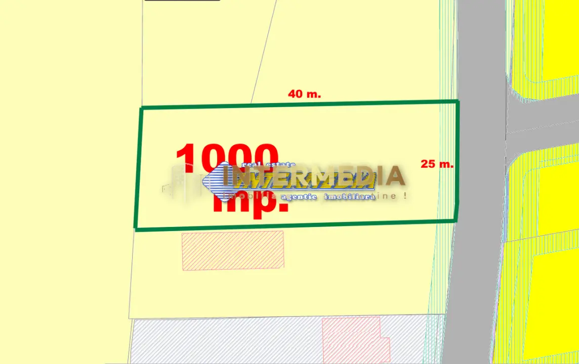 Teren intravilan de vanzare 1000 mp Alba-Micesti, utilitati, fotografia 2