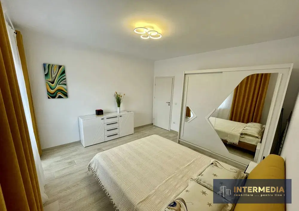 Apartament cu 2 camere, bloc nou, 61 mp utili, balcon 9 mp, mobilat complet, fotografia 5