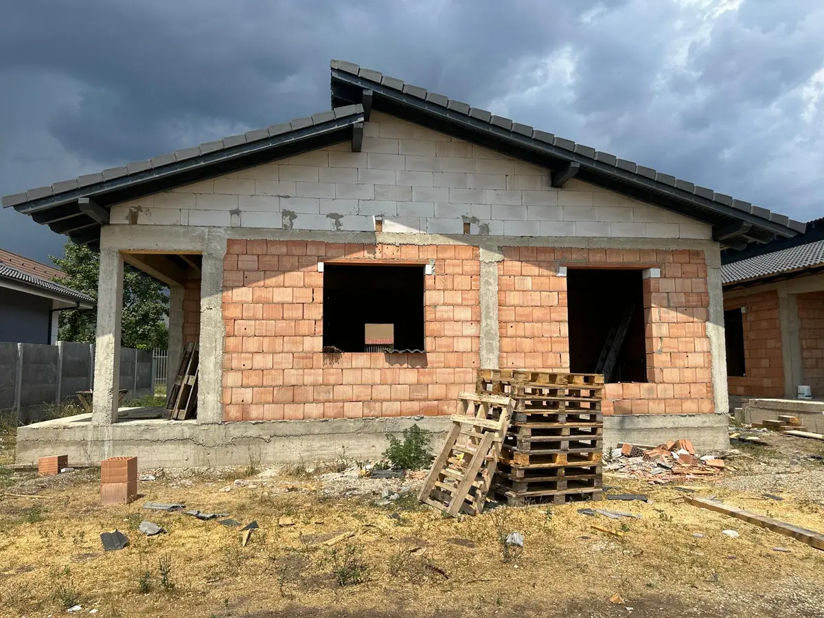 Casă individuală semifinisată, 105 mp utili, 500 mp teren, Șard, fotografia 8