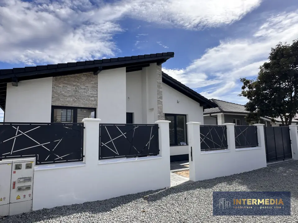 Casa individuala moderna, 4 camere, 102 mp, teren 423 + panouri fotovoltaice, fotografia 1
