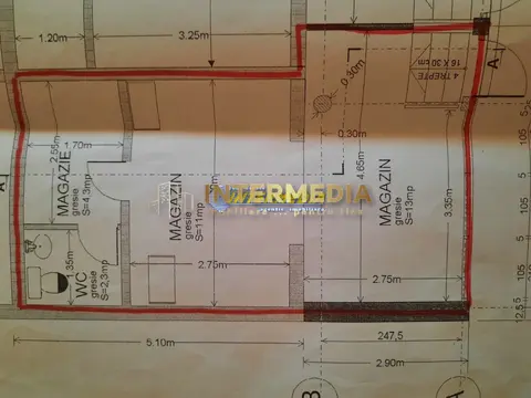 Spatiu comercial 35 mp. de vanzare in Cetate cu vad foarte bun