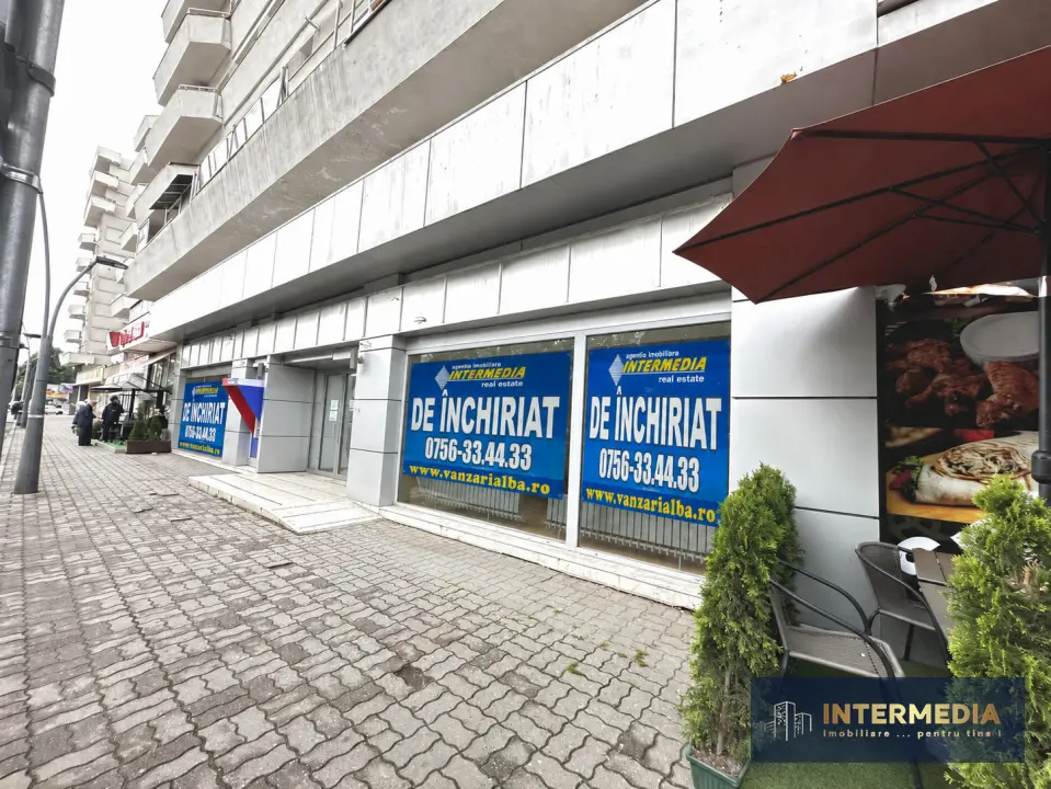 Închiriere spațiu comercial 173 mp, vitrine mari la bulevard, zona Cetate, Alba Iulia, fotografia 5
