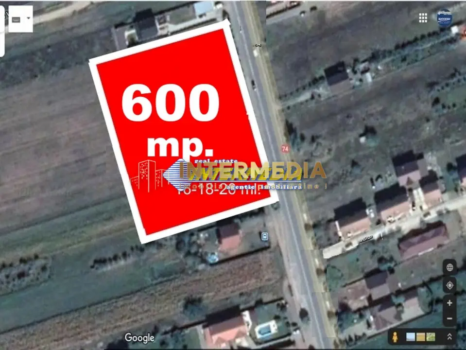 CETATE Piata ! Teren intravilan 600 mp dechidere 28 m toate utilitatile inclusiv canalizare, fotografia 4