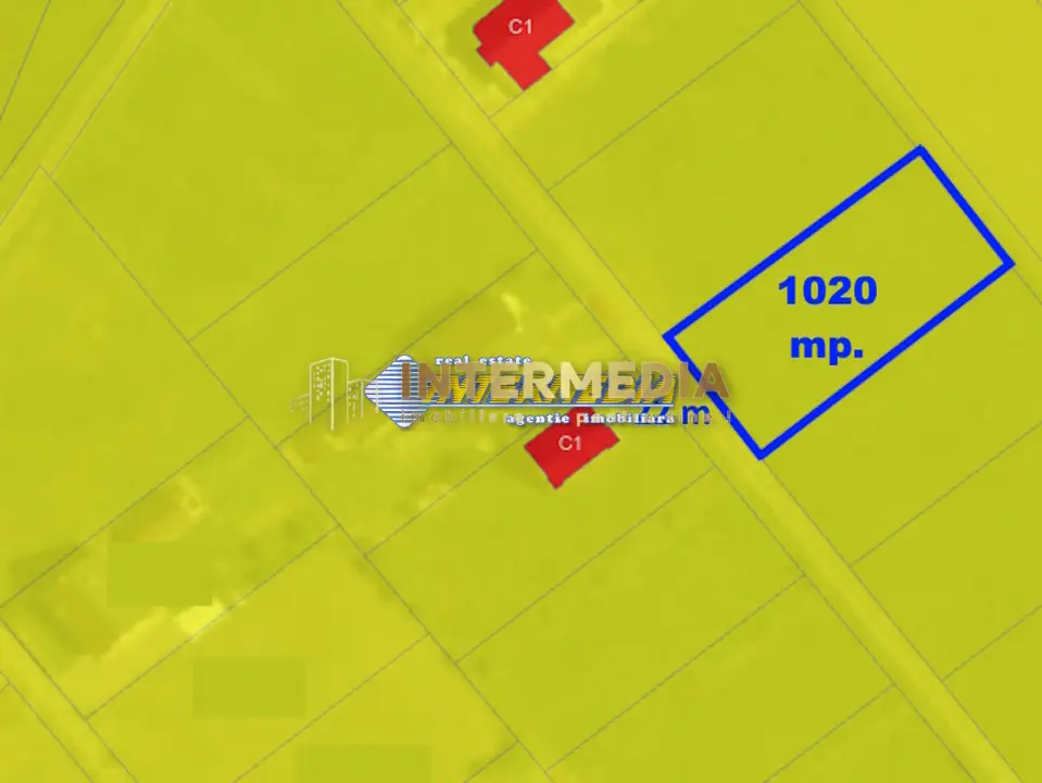 Vanzare Teren intravilan 1020 mp cu deschidere de 22 m si toate utilitatile, fotografia 2