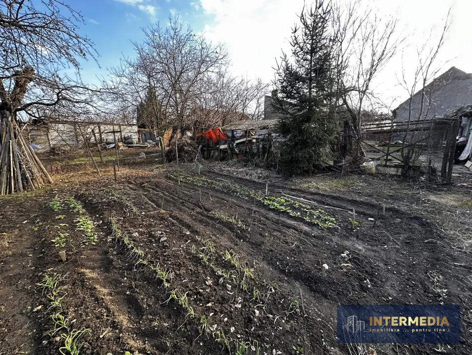Casa Veche intrare Barabant 1242mp./17m Teren Gard Asfalt Bransamente Utilitati, fotografia 3