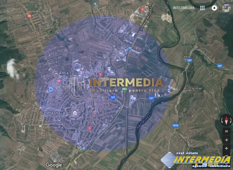 TEREN Intravilan 4100 mp D=36 m CETATE Dealul Furcilor cu toate utilitatiile., fotografia 4