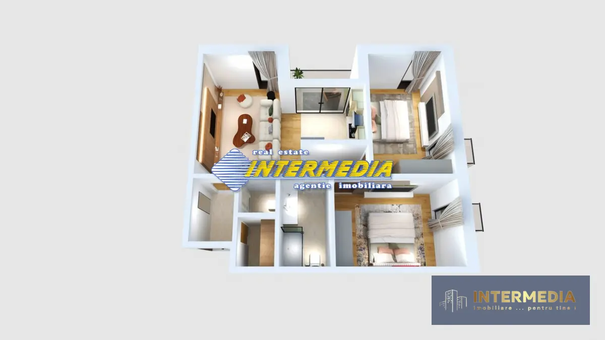 Apartament 2 camere BLOC NOU Cetate Balcon Boxa Clima Parcare Finisat la cheie, fotografia 6