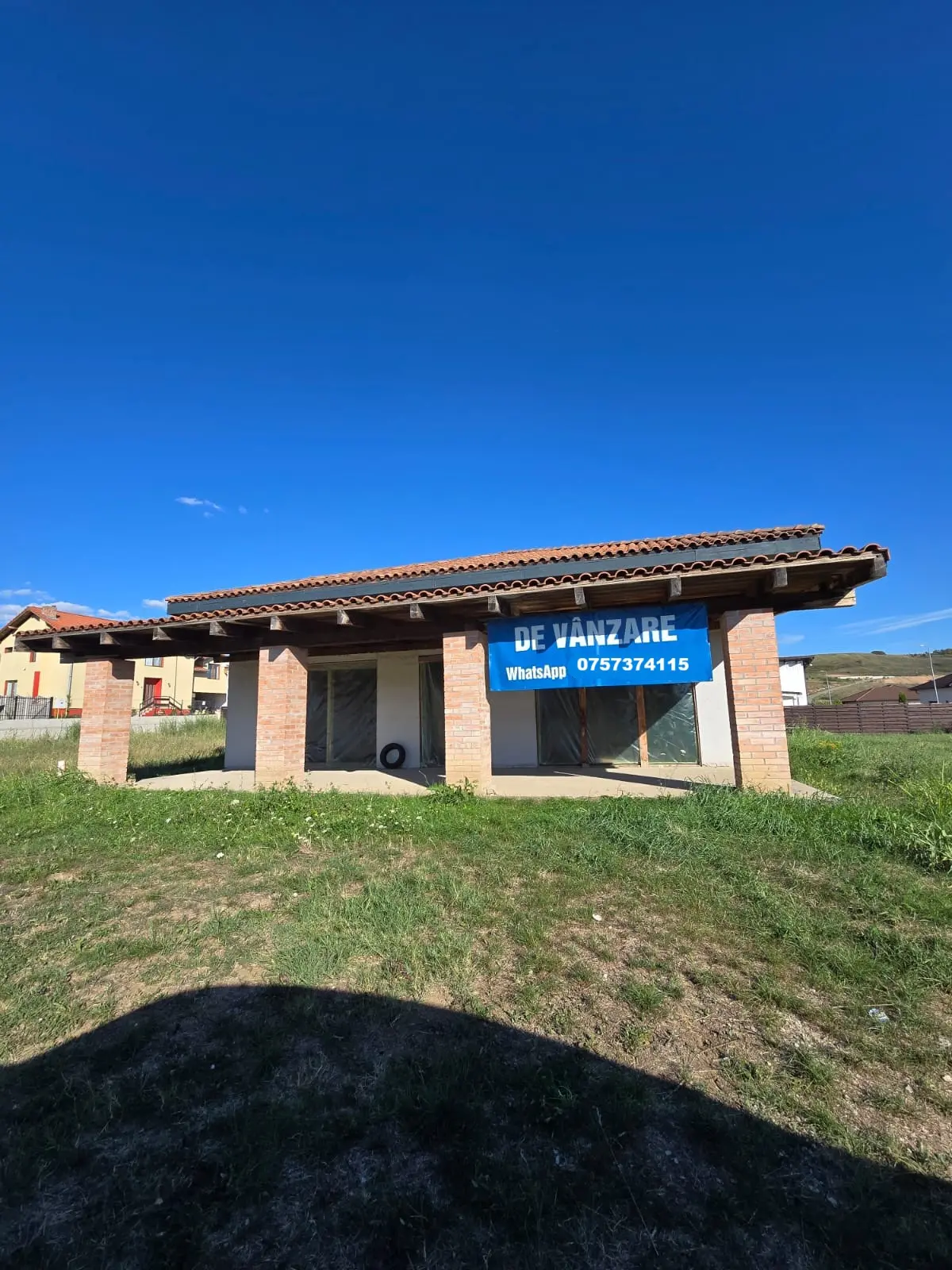 Casă individuală semifinisată, 200 mp utili, teren 743 mp, Ciugud, fotografia 1