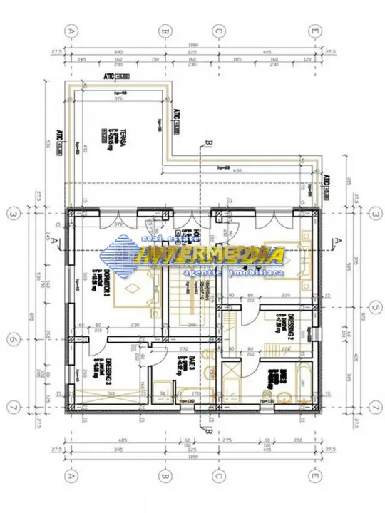 CASA NOUA, 170 MP, TEREN, 500 MP, 4 CAMERE, CETATE, FINISATA COMPLET, fotografia 3
