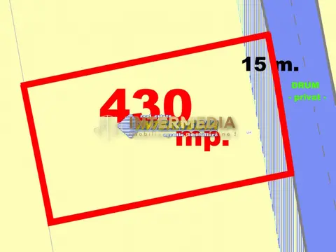 Teren Intravilan 430 mp. Vanzare Micesti Sesuri cu PUD aprobat si utilitati
