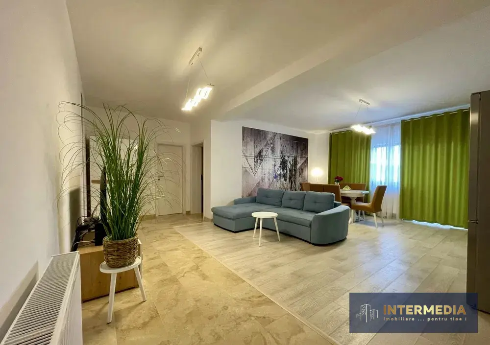 Apartament cu 2 camere, bloc nou, 61 mp utili, balcon 9 mp, mobilat complet, fotografia 1