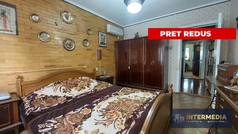 Apartament 3 camere Decomandate 76 mp parter inalt cu 2 Bai Balcon CETATE Piata