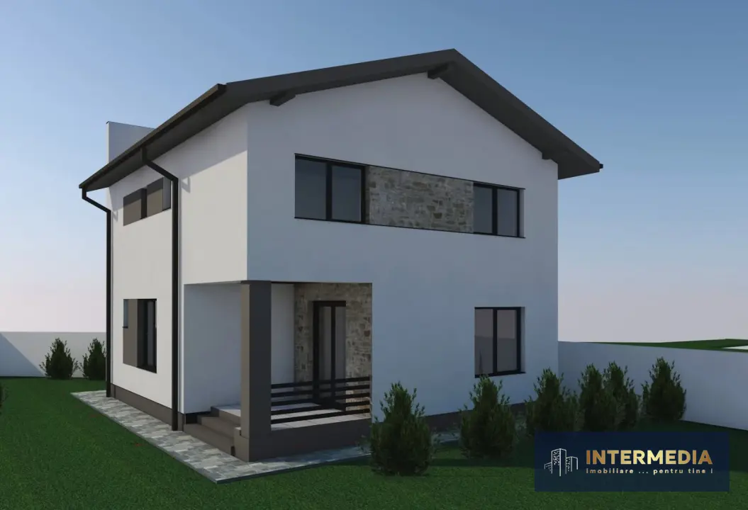 CASA NOUA, 120 MP, 3 DORMITOARE, LIVING, 2 BAI, TERASA, FINISATA COMPLET, fotografia 1